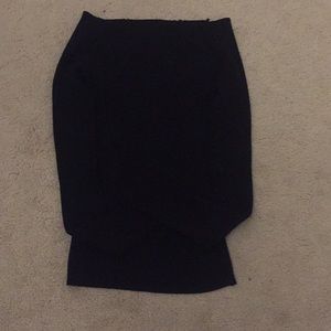 Black off the shoulder top